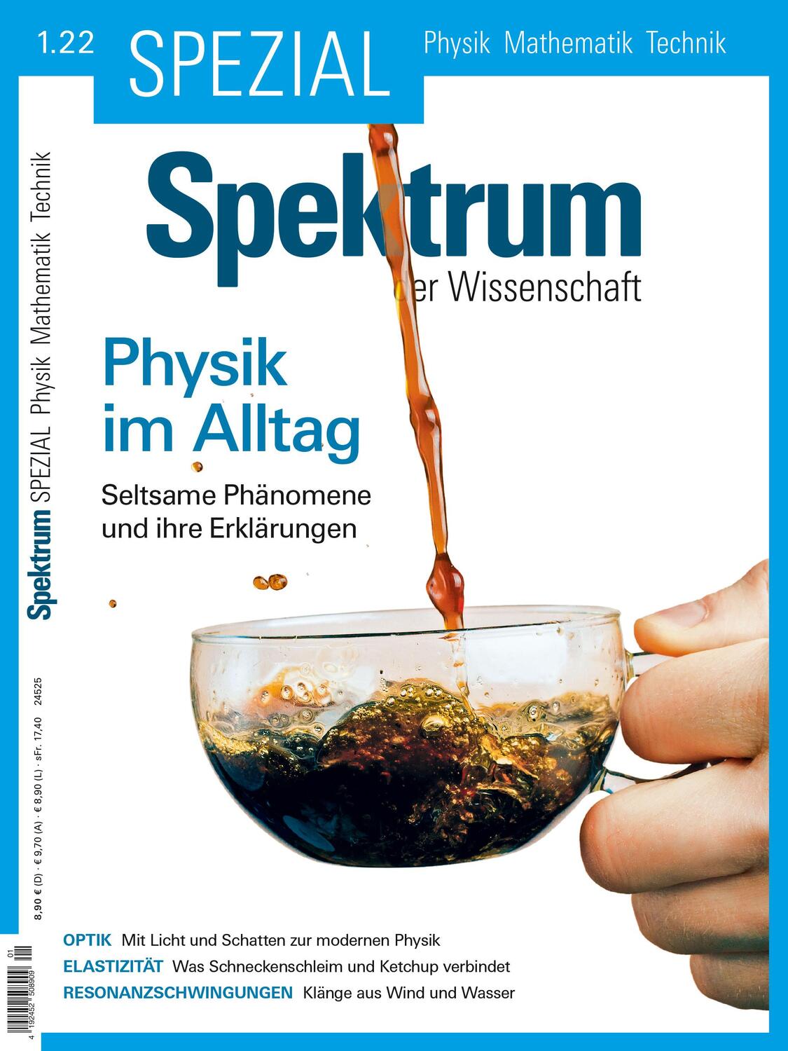 Cover: 9783958926325 | Spektrum Spezial - Physik im Alltag | Schlichting H. Joachim | Buch