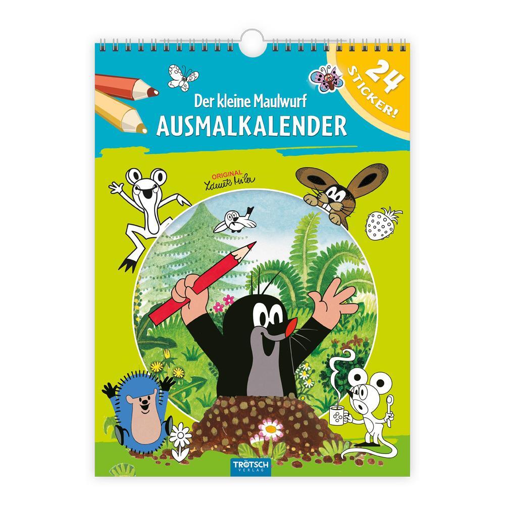 Cover: 9783965529380 | Trötsch Ausmalkalender immerwährend Der kleine Maulwurf | KG | 26 S.