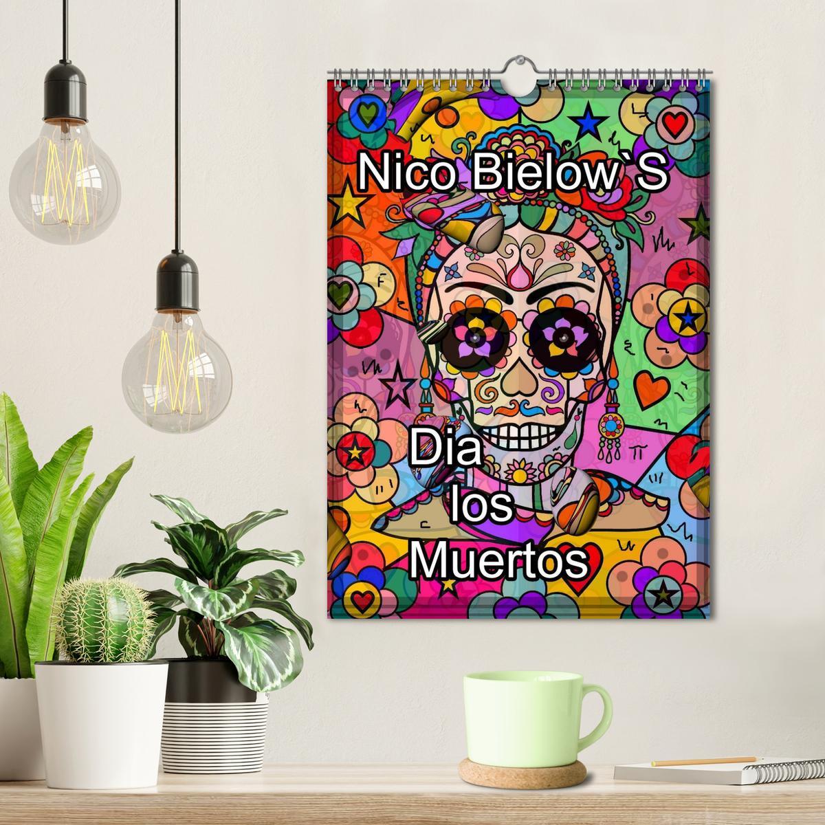 Bild: 9783435885725 | Nico Bielows Dia los Muertos (Wandkalender 2025 DIN A4 hoch),...