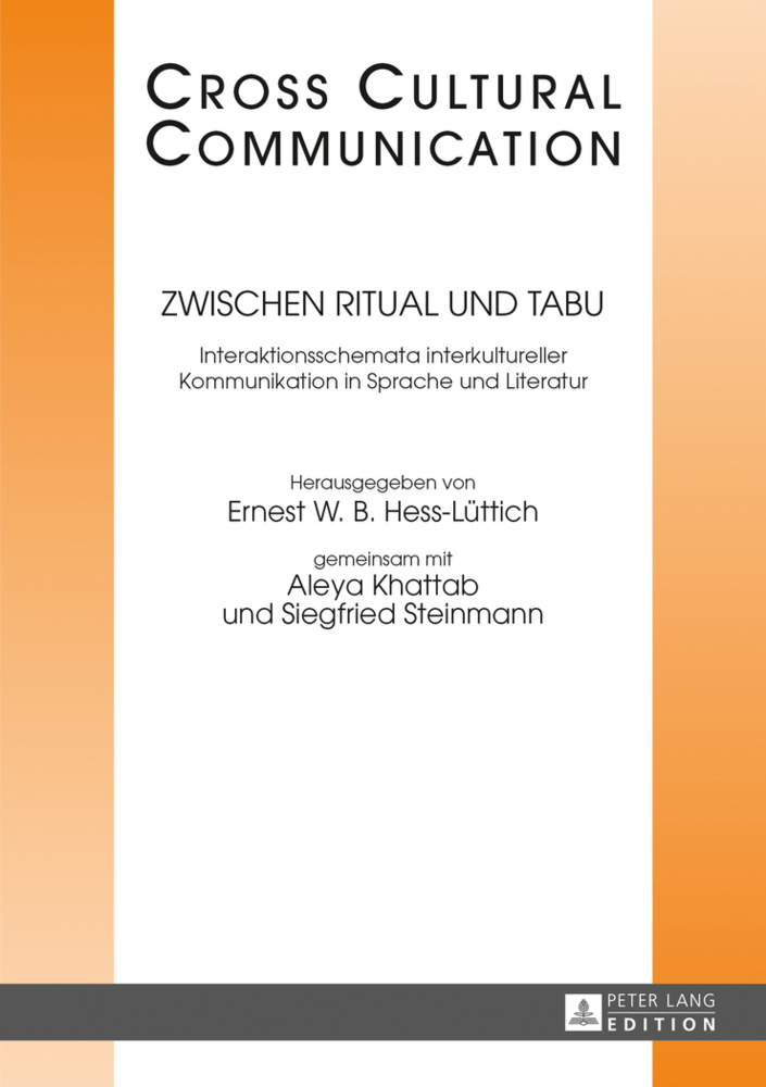 Cover: 9783631627310 | Zwischen Ritual und Tabu | E. W. B. Hess-Lüttich (u. a.) | Taschenbuch