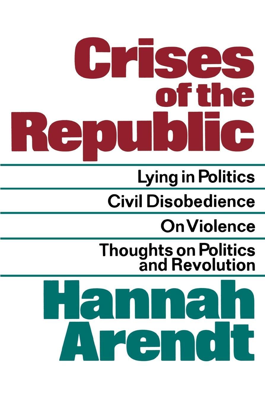 Cover: 9780156232005 | Crises of the Republic | Hannah Arendt | Taschenbuch | Englisch
