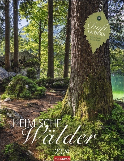 Cover: 9783840085550 | Heimische Wälder Kalender 2024. Duft-Kalender mit 12...