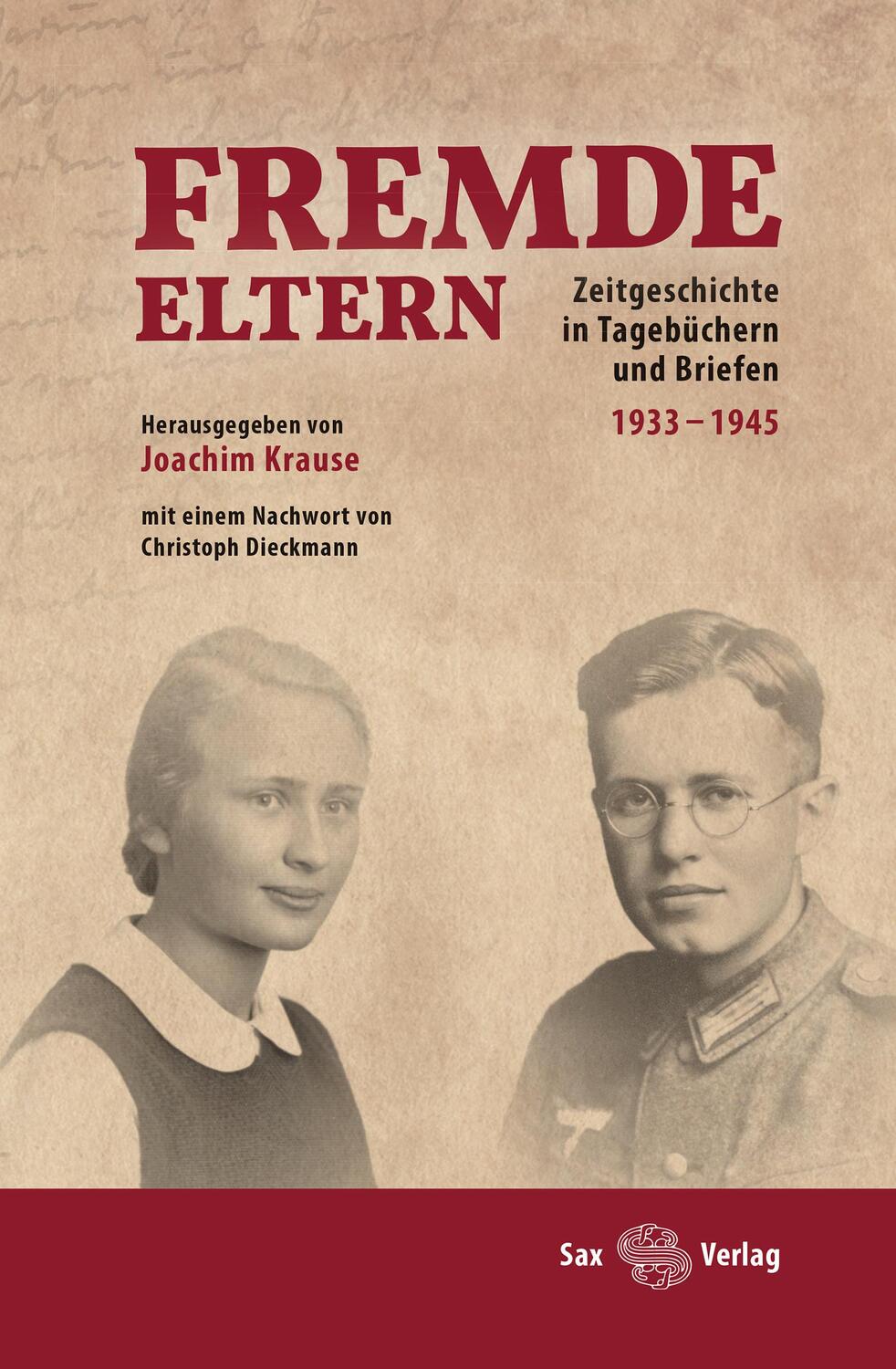 Cover: 9783867291774 | Fremde Eltern | Zeitgeschichte in Tagebüchern und Briefen 1933-1945