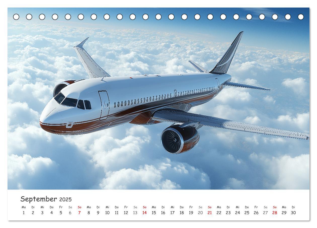 Bild: 9783457214077 | Flugzeugkalender - Die schönsten Passagiermaschinen (Tischkalender...