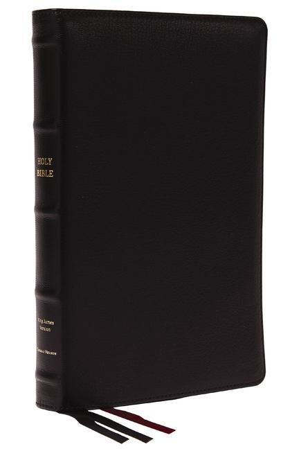 Cover: 9780785257783 | KJV, Thinline Bible, Large Print, Premium Goatskin Leather, Black,...