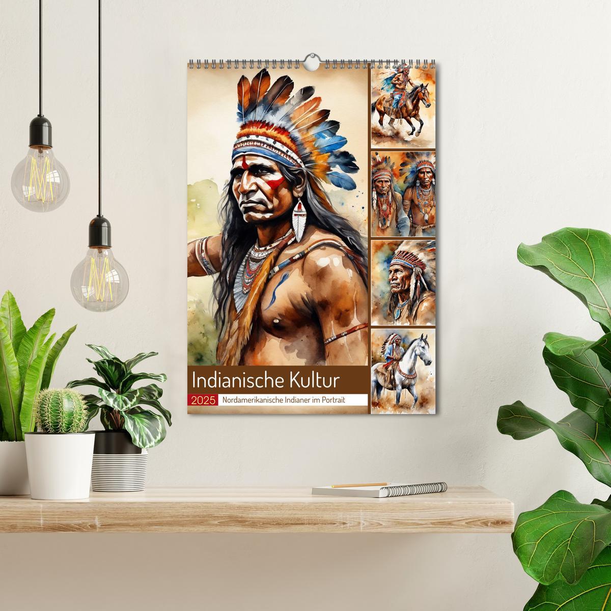 Bild: 9783383814808 | Indianische Kultur (Wandkalender 2025 DIN A3 hoch), CALVENDO...