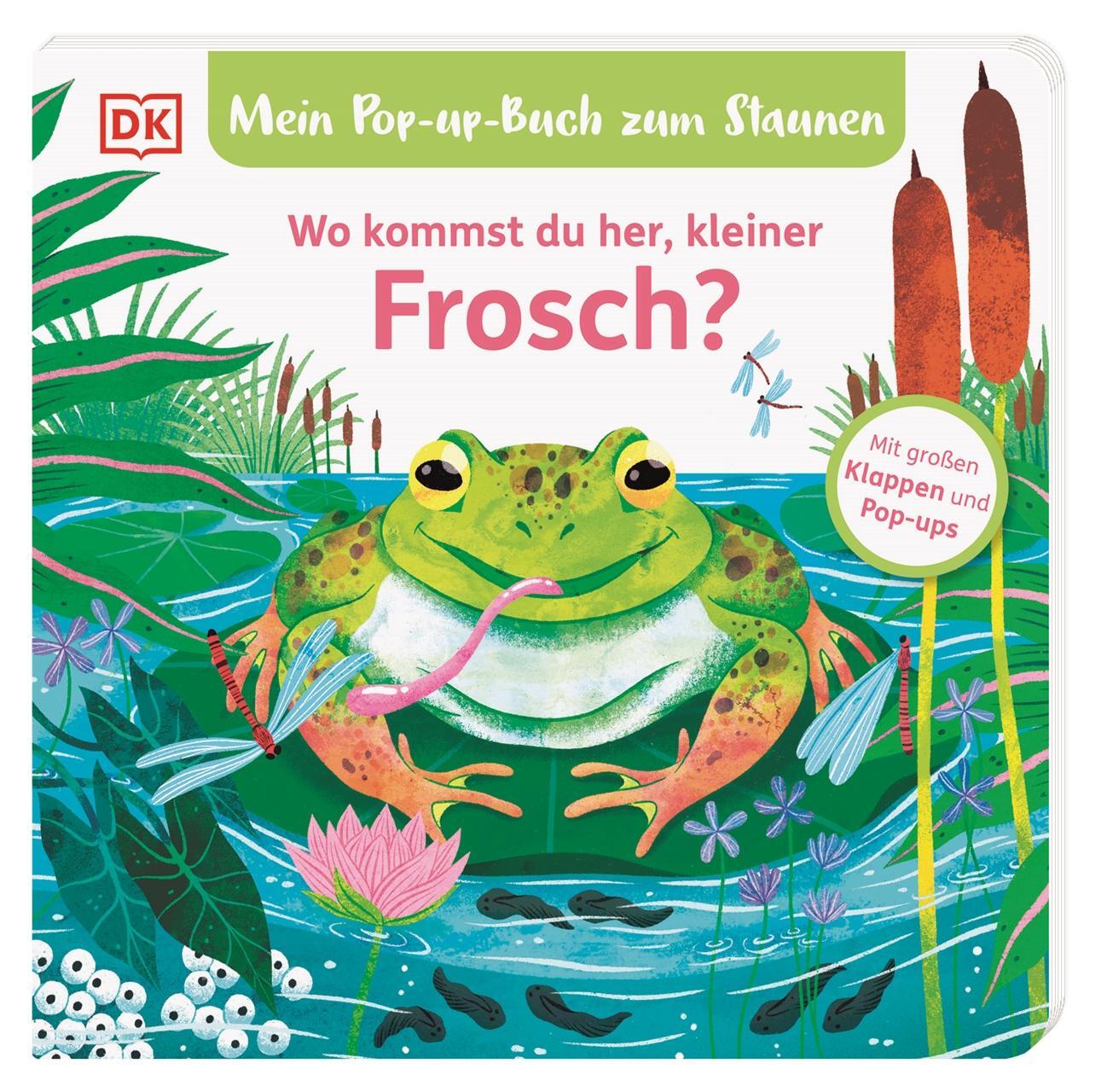 Cover: 9783831048977 | Mein Pop-up-Buch zum Staunen. Wo kommst du her, kleiner Frosch? | Buch