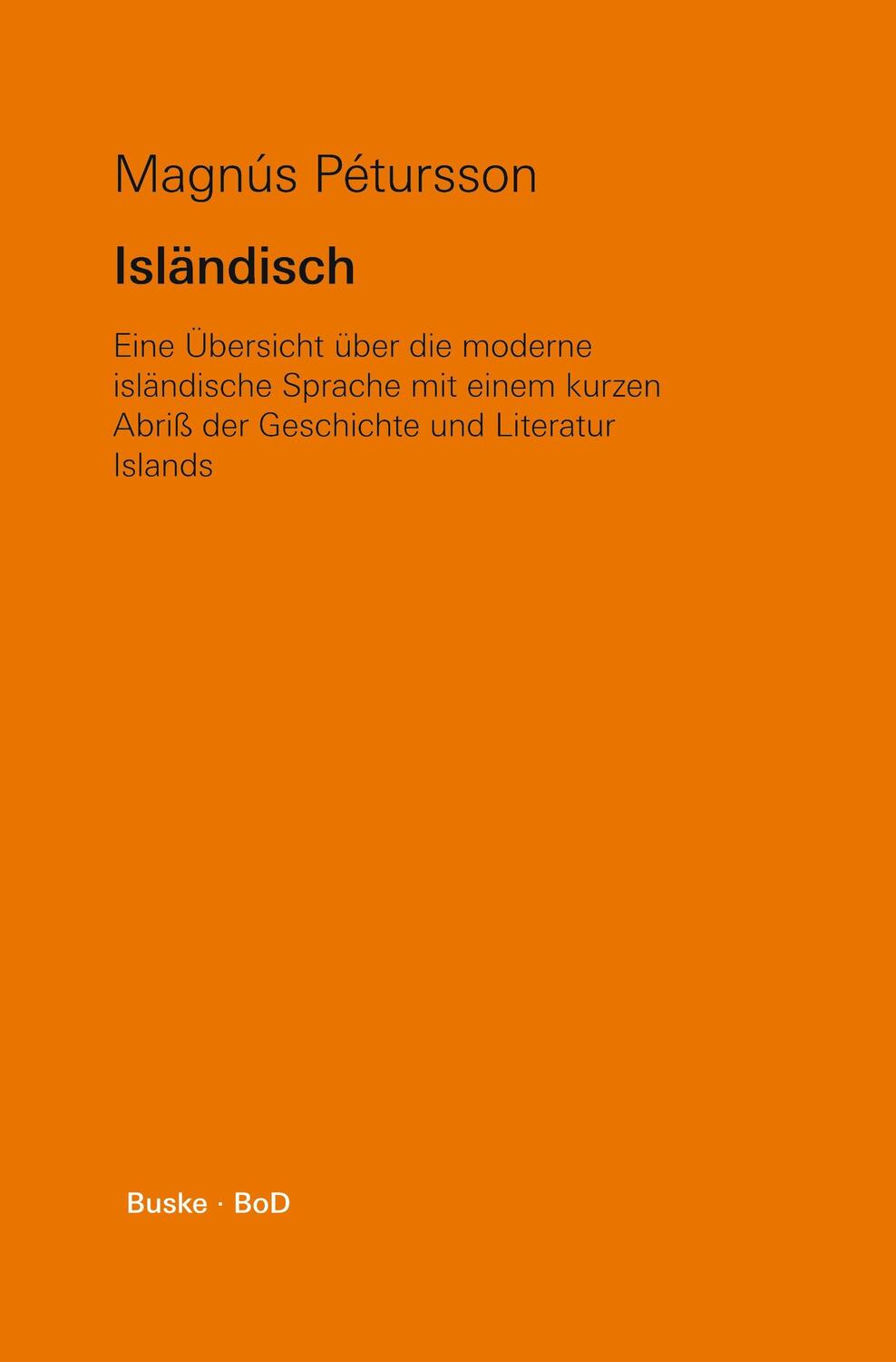 Cover: 9783871183195 | Isländisch | Magnús Pétursson | Taschenbuch | Paperback | 230 S.