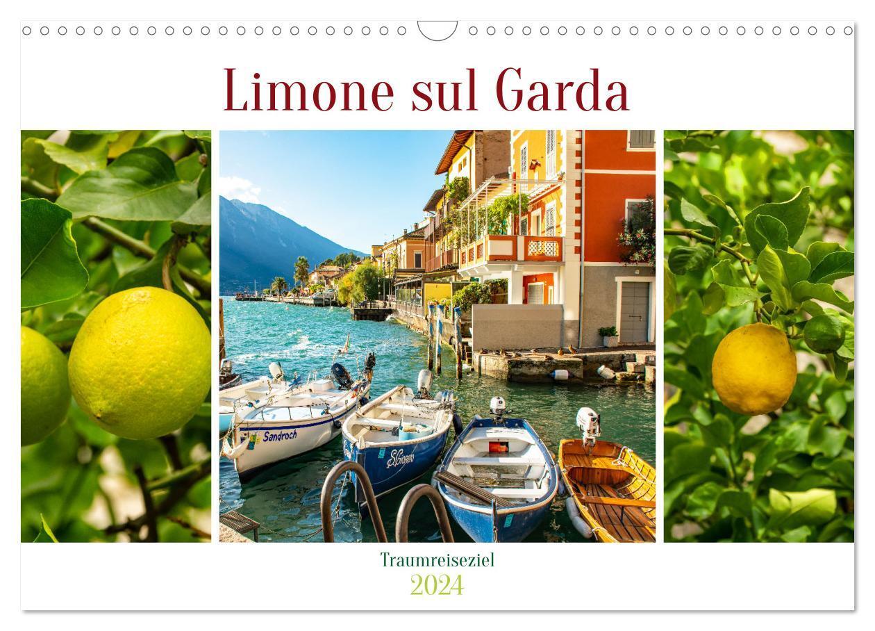 Cover: 9783383734090 | Limone sul Garda - Traumreiseziel (Wandkalender 2024 DIN A3 quer),...