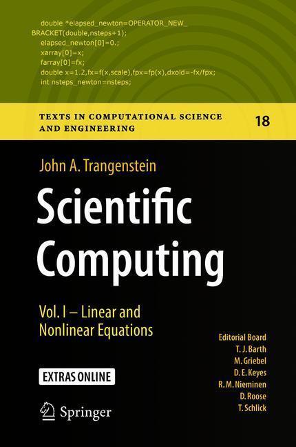 Cover: 9783319691046 | Scientific Computing | Vol. I - Linear and Nonlinear Equations | Buch