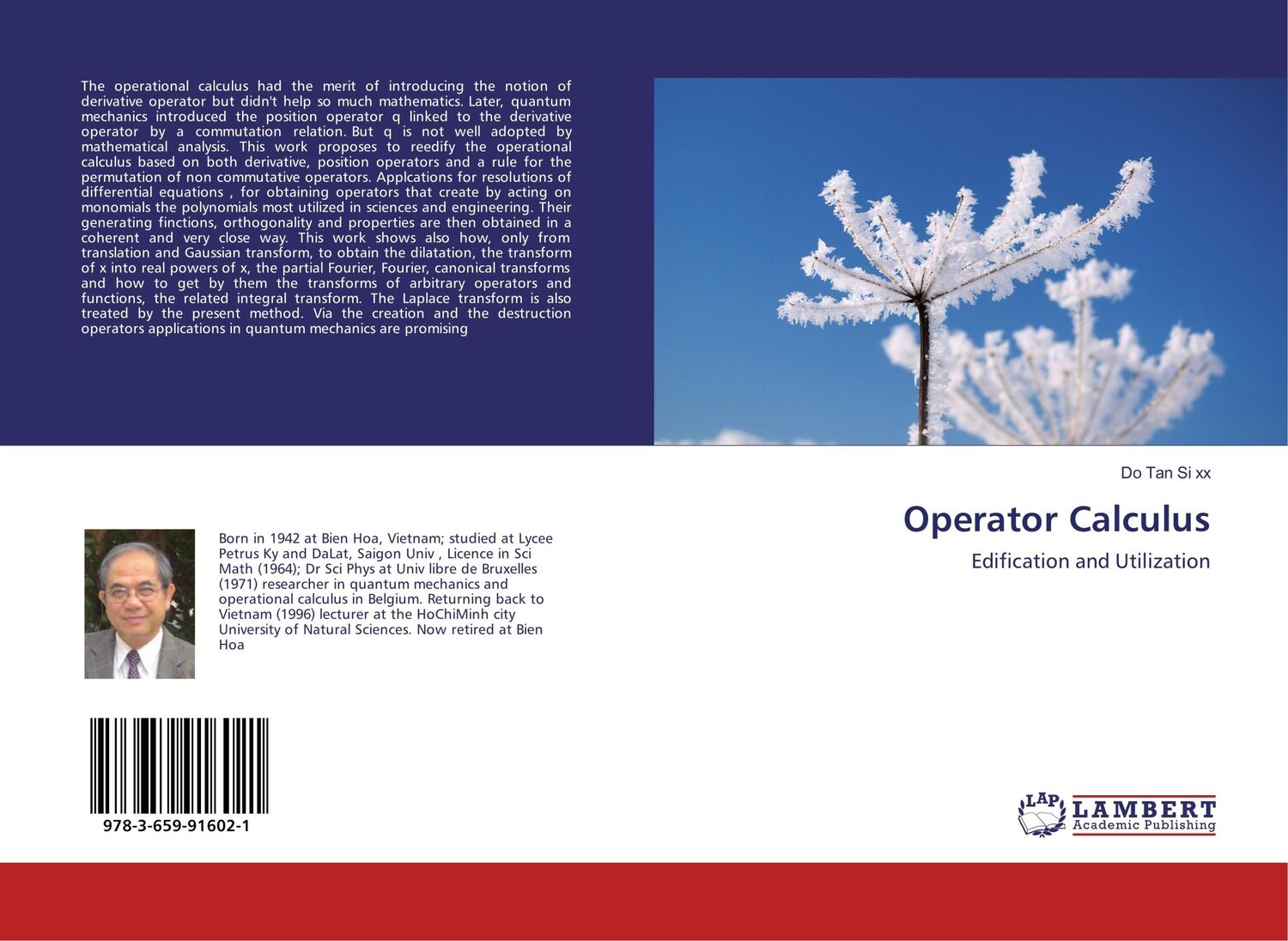 Cover: 9783659916021 | Operator Calculus | Edification and Utilization | Do Tan Si Xx | Buch