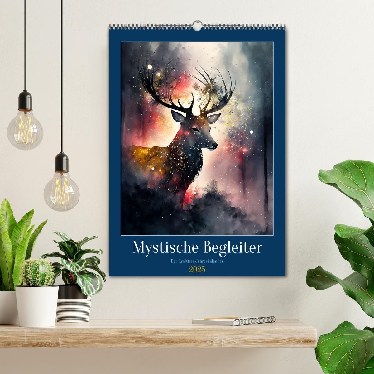 Bild: 9783435844111 | Mystische Begleiter (Wandkalender 2025 DIN A2 hoch), CALVENDO...