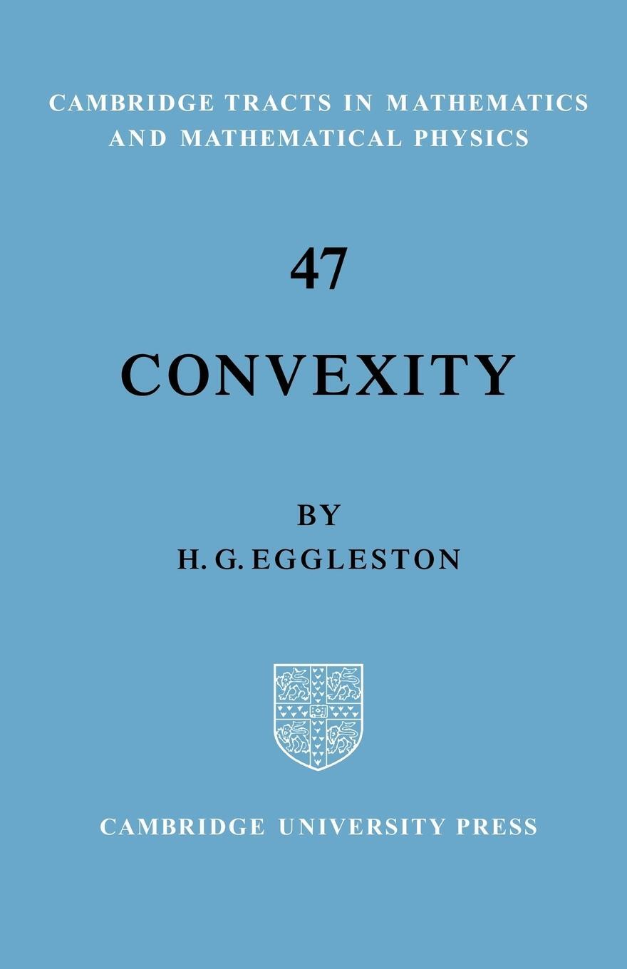 Cover: 9780521095365 | Convexity | Harold Gordon Eggleston (u. a.) | Taschenbuch | Paperback