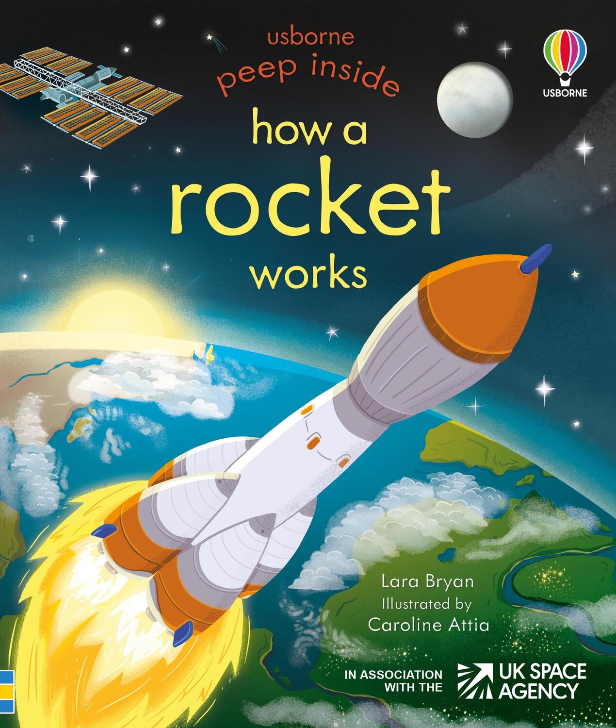 Cover: 9781801311823 | Peep Inside How a Rocket Works | Lara Bryan | Buch | Papp-Bilderbuch