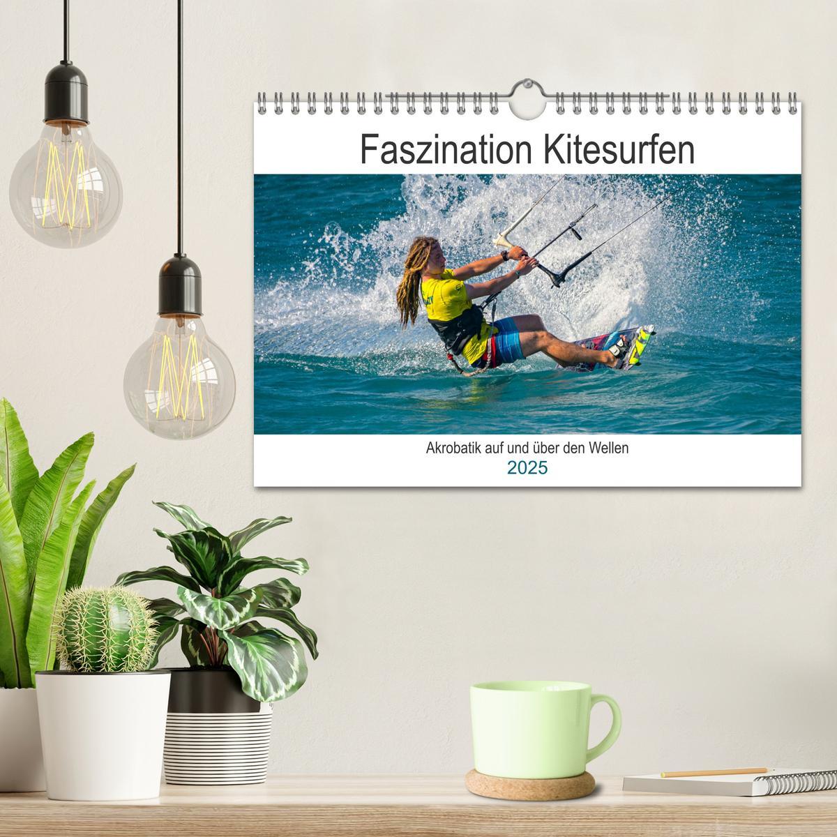 Bild: 9783435100859 | Faszination Kitesurfen (Wandkalender 2025 DIN A4 quer), CALVENDO...