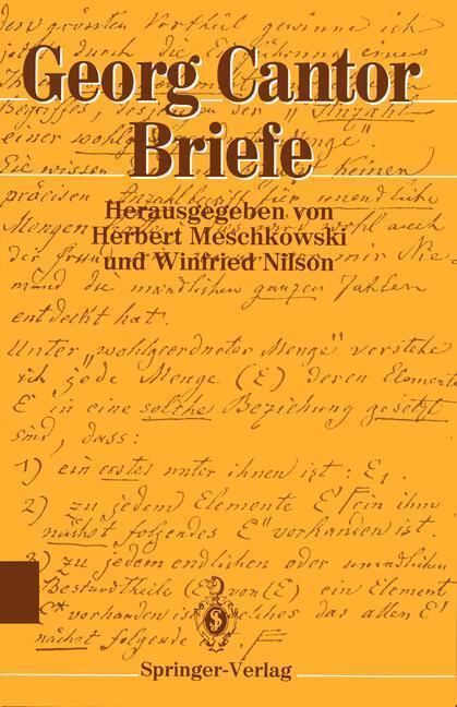 Cover: 9783642743450 | Briefe | Georg Cantor | Taschenbuch | Springer | EAN 9783642743450