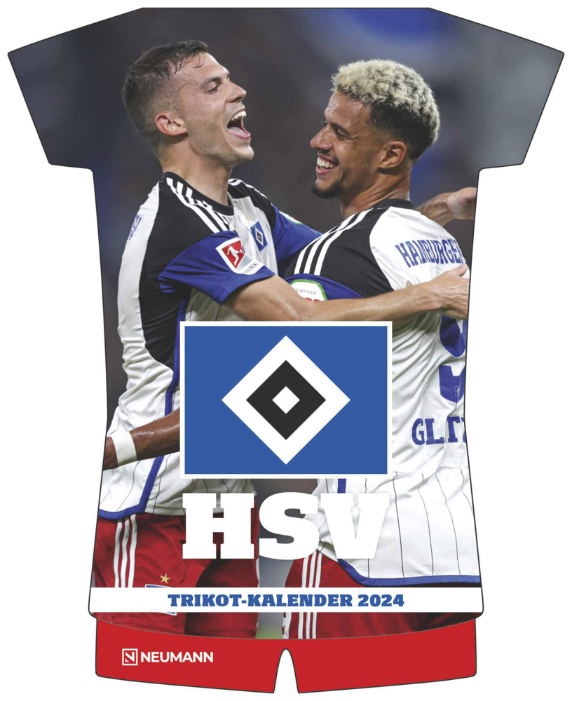 Cover: 4002725987341 | Hamburger SV 2024 - Trikotkalender - Fußball-Kalender -...