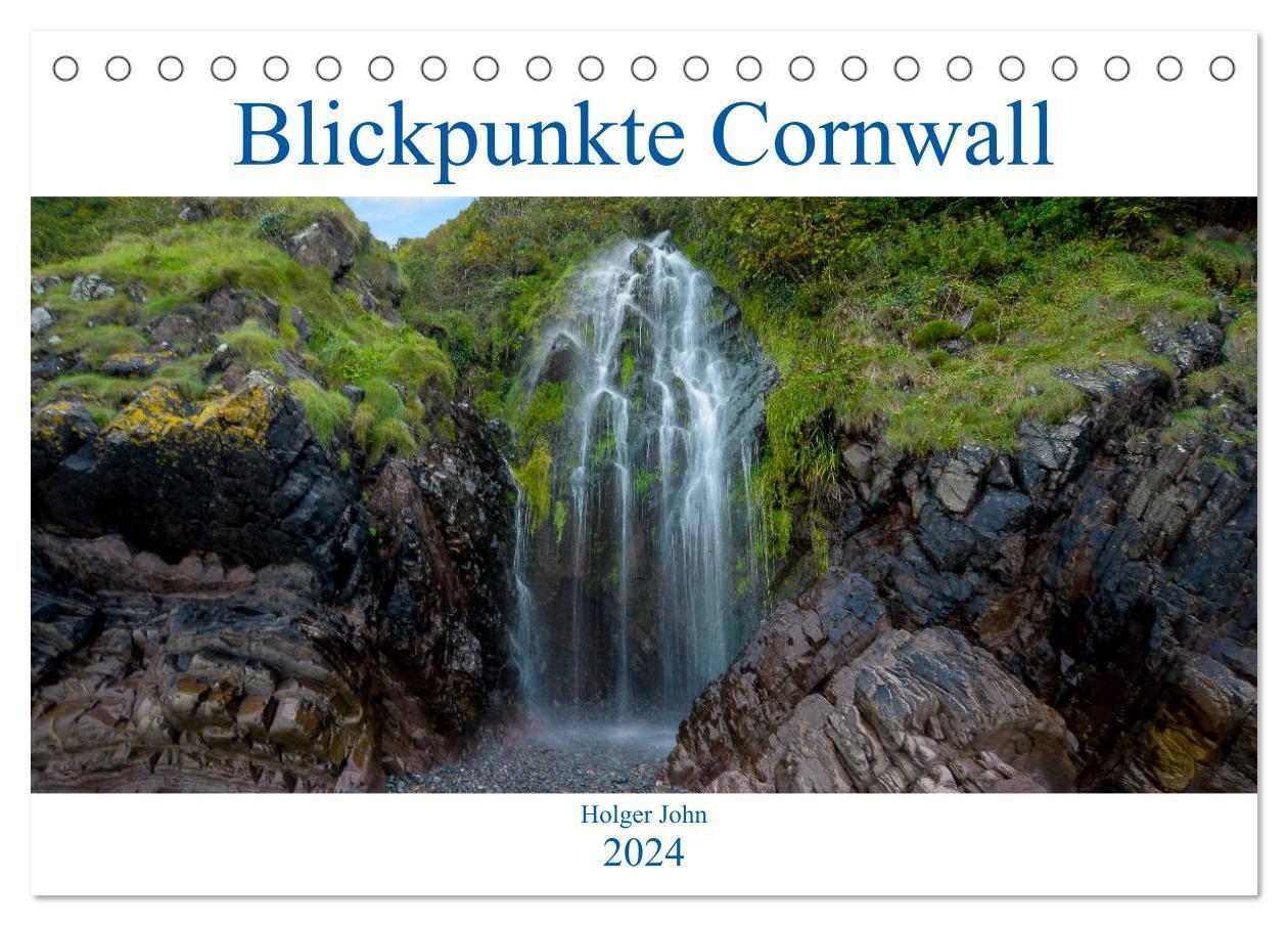 Cover: 9783383009990 | Blickpunkte Cornwall (Tischkalender 2024 DIN A5 quer), CALVENDO...