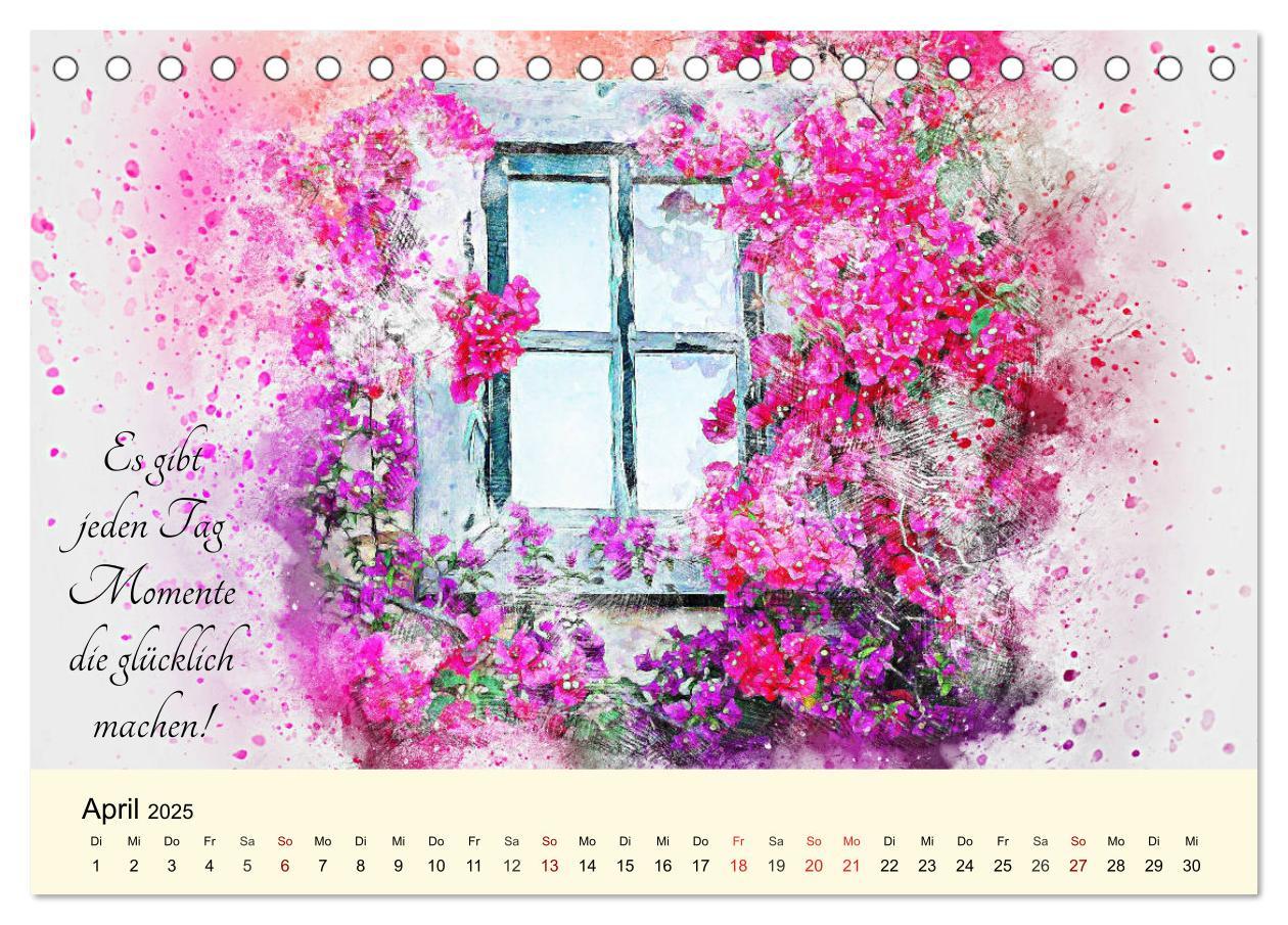 Bild: 9783435182589 | Aquarelle und Lebensweisheiten (Tischkalender 2025 DIN A5 quer),...