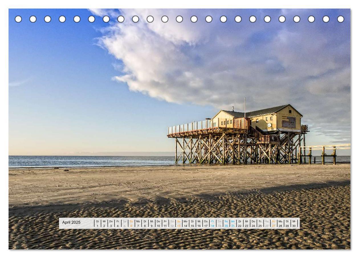 Bild: 9783435792252 | St. Peter-Ording (Tischkalender 2025 DIN A5 quer), CALVENDO...