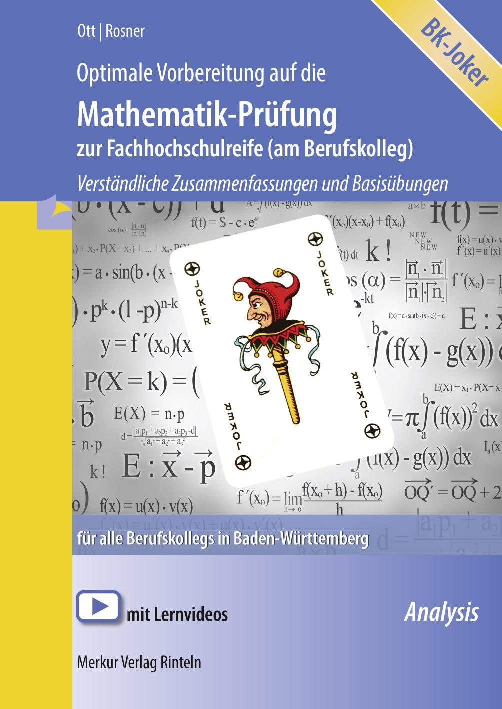 Cover: 9783812002974 | Optimale Vorbereitung auf die Mathematik-Prüfung zur...