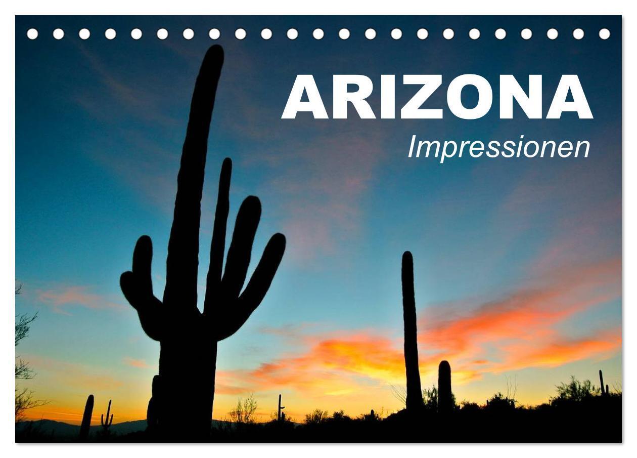 Cover: 9783435740253 | Arizona ¿ Impressionen (Tischkalender 2025 DIN A5 quer), CALVENDO...