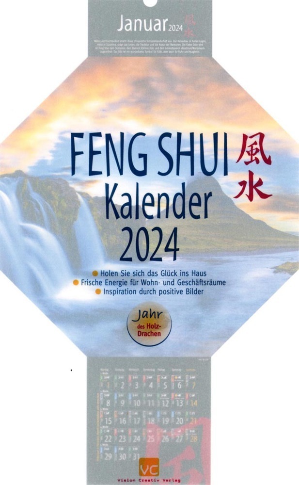 Cover: 9783948276256 | Feng-Shui-Kalender 2024 | Kalender | 15 S. | Deutsch | 2024