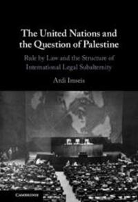 Cover: 9781316513897 | The United Nations and the Question of Palestine | Ardi Imseis | Buch