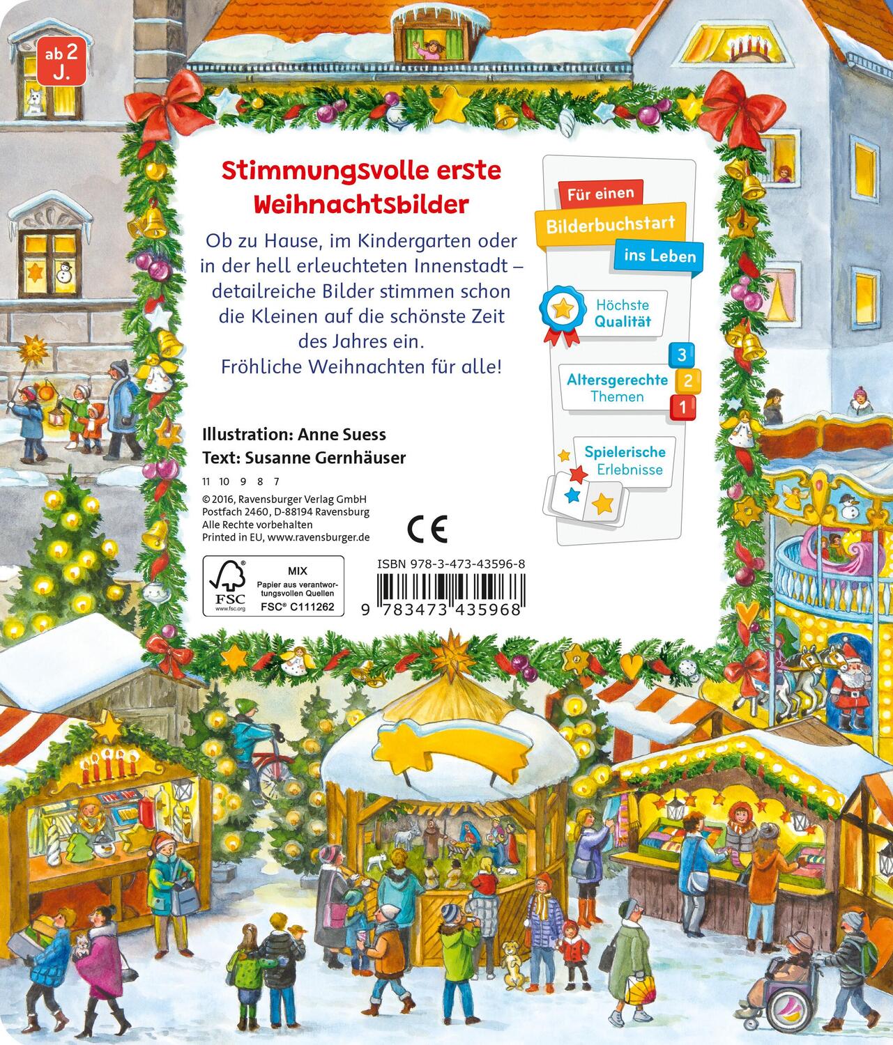 Rückseite: 9783473435968 | Sachen suchen - Frohe Weihnachten | Susanne Gernhäuser | Buch | 24 S.