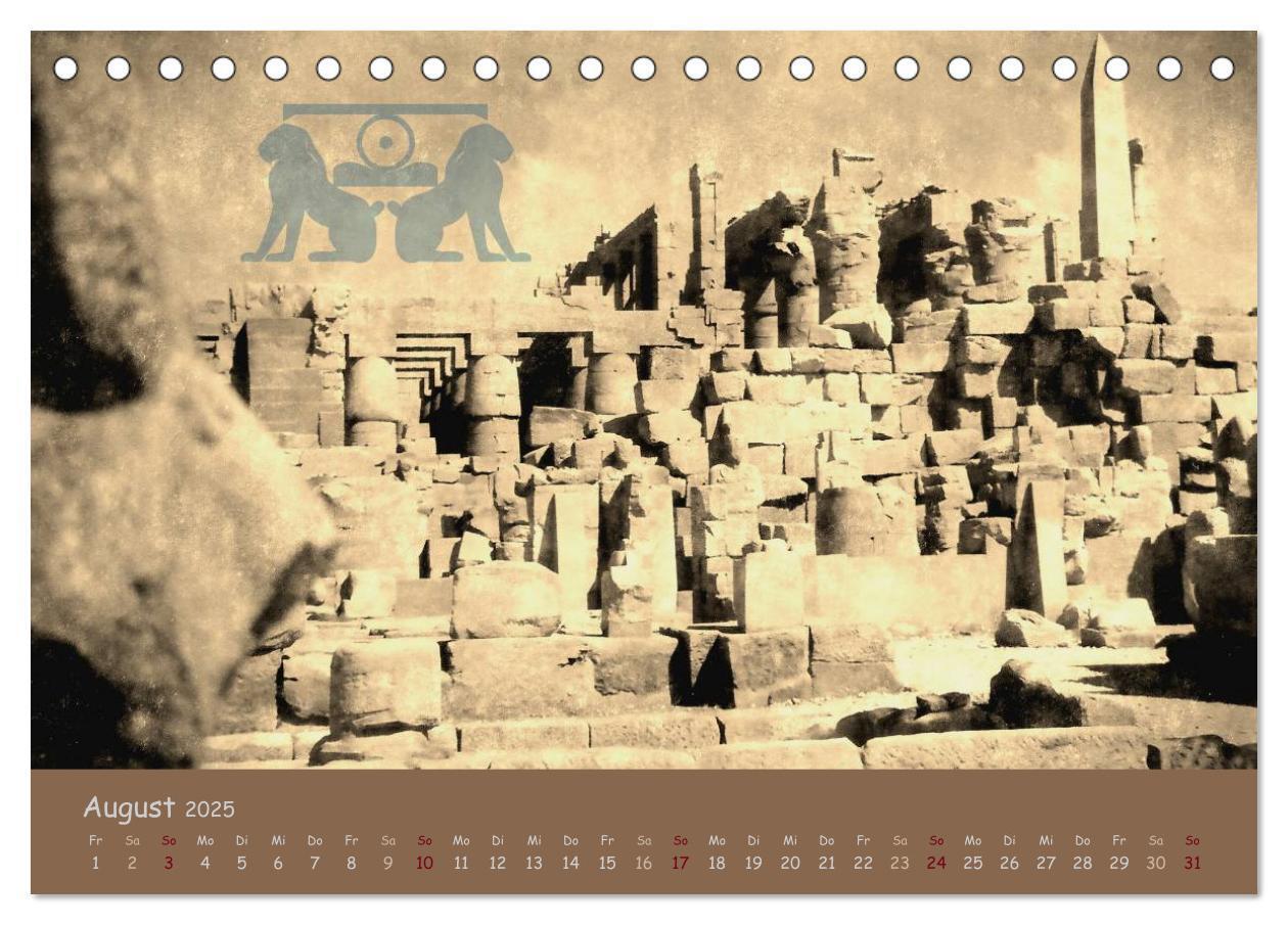 Bild: 9783435812790 | Ägypten Nostalgie &amp; Antike 2025 (Tischkalender 2025 DIN A5 quer),...