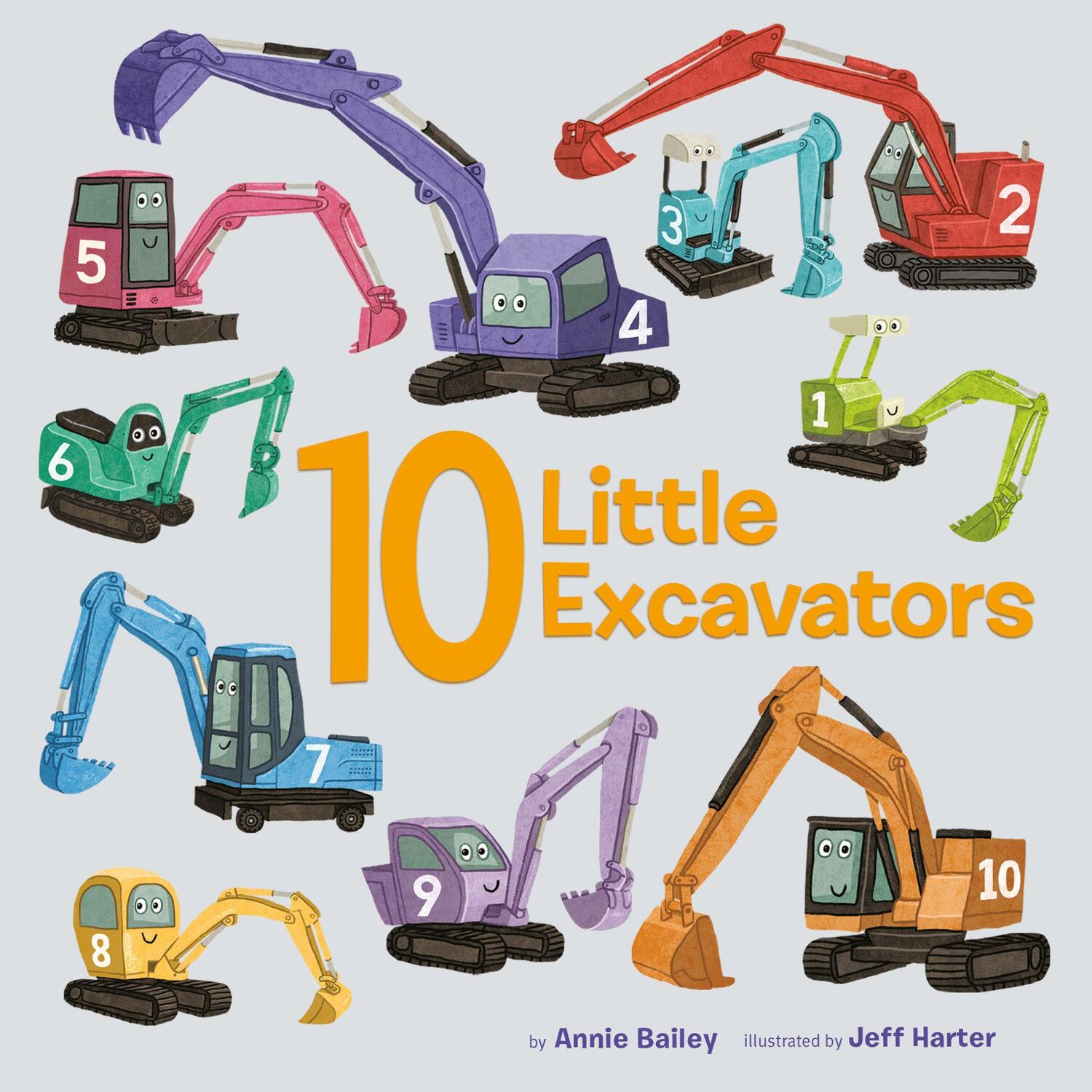 Cover: 9780593301357 | 10 Little Excavators | Annie Bailey | Buch | Kinder-Pappbuch | 2022