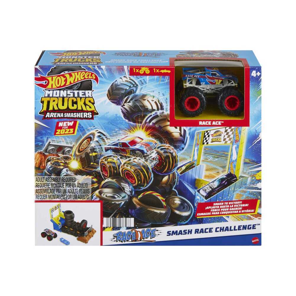 Cover: 194735136568 | Hot Wheels Monster Trucks Arena World: Entry Challenge - Race Ace's...