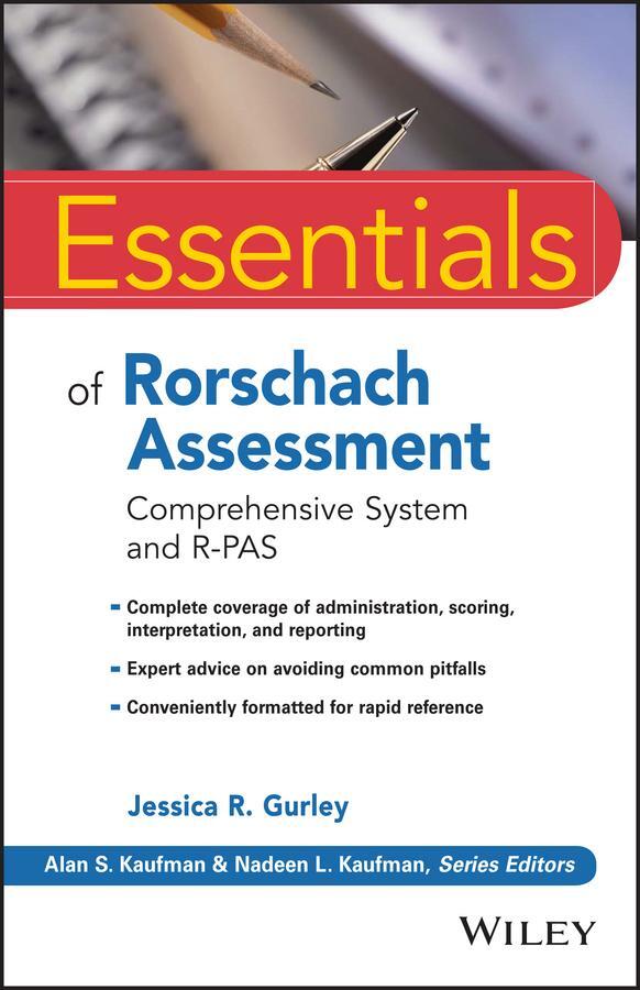 Cover: 9781119060758 | Essentials of Rorschach Assessment | Comprehensive System and R-Pas