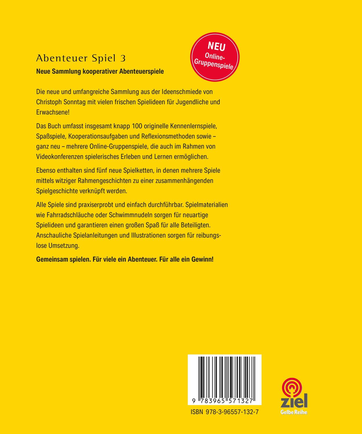 Rückseite: 9783965571327 | Abenteuer Spiel 3 | Neue Sammlung kooperativer Abenteuerspiele | Buch