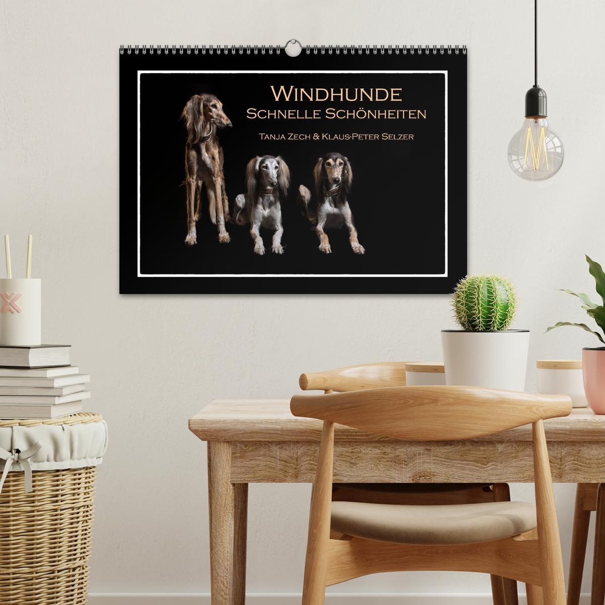 Bild: 9783435177226 | Windhunde - Schnelle Schönheiten (Wandkalender 2025 DIN A3 quer),...