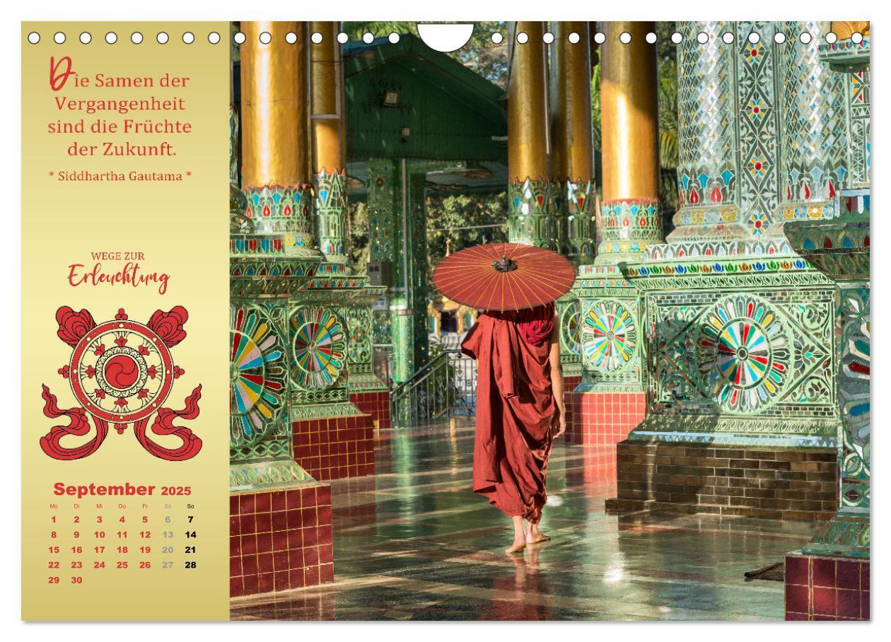 Bild: 9783383868450 | Buddhistische Weisheiten - Wege zur Erleuchtung (Wandkalender 2025...