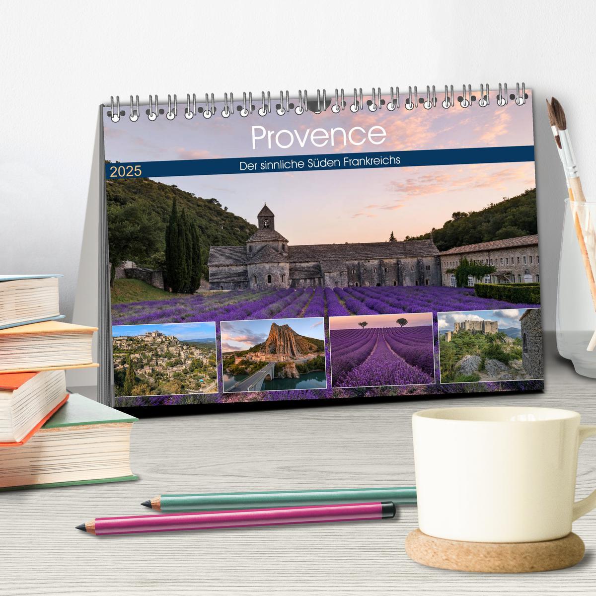 Bild: 9783435303519 | Provence, der sinnliche Süden Frankreichs (Tischkalender 2025 DIN...