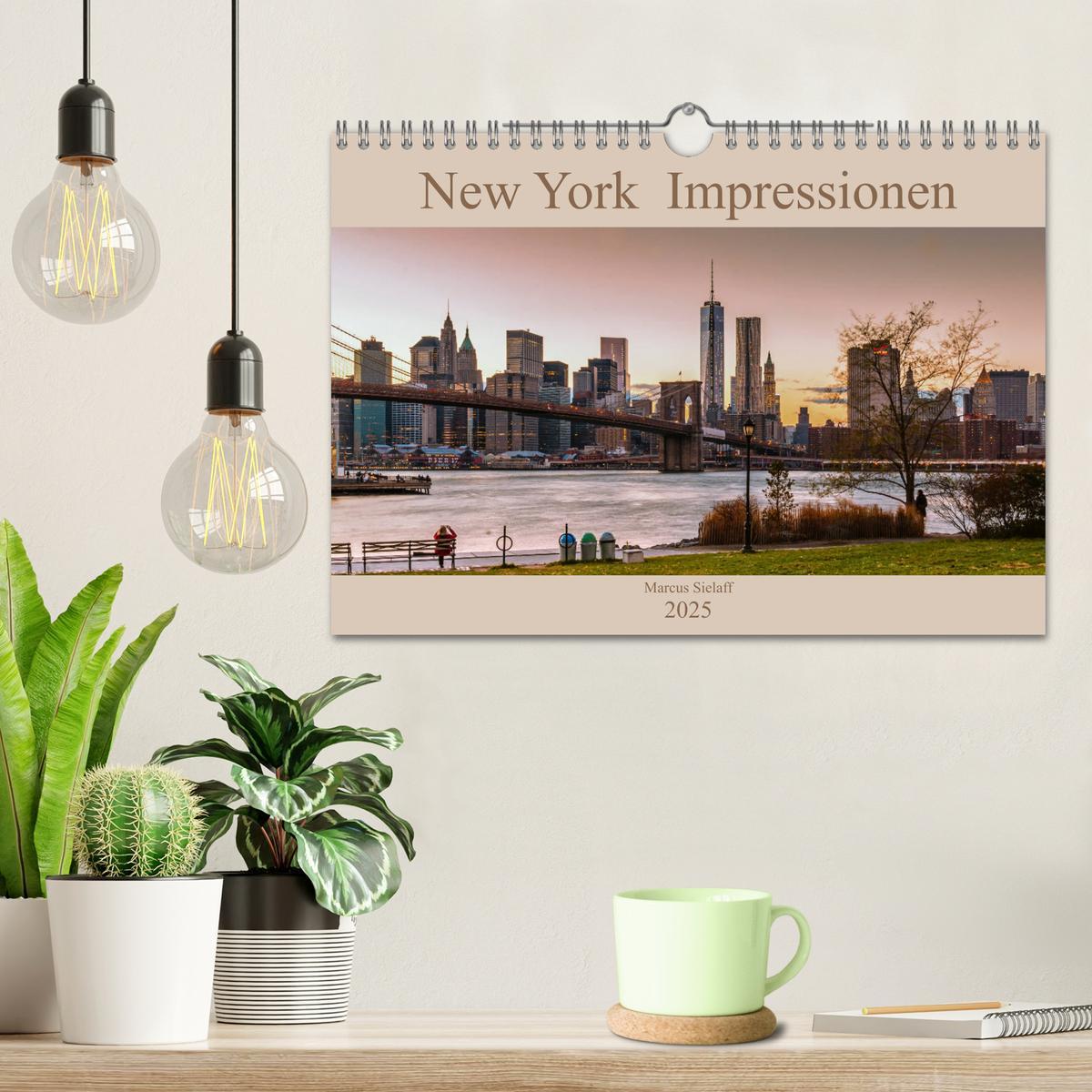 Bild: 9783435414031 | New York Impressionen 2025 (Wandkalender 2025 DIN A4 quer),...