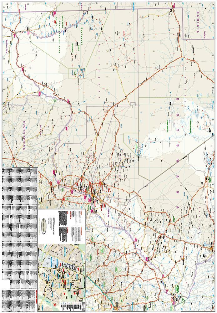 Bild: 9783831772773 | Reise Know-How Landkarte Botswana 1 : 1.000.000 | Rump | (Land-)Karte