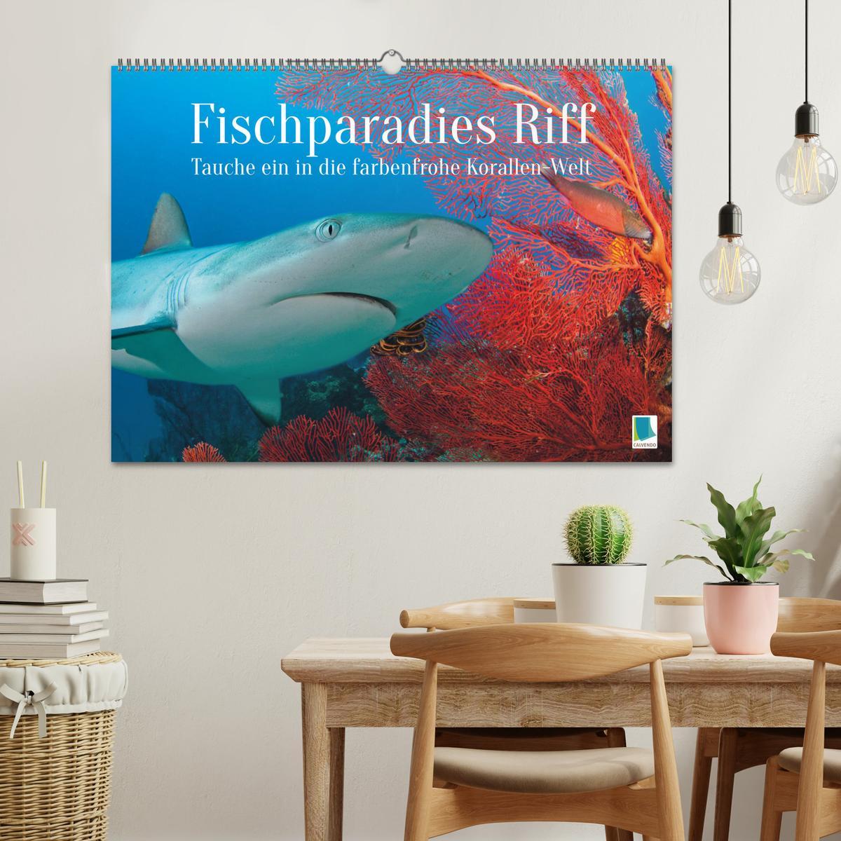 Bild: 9783383778094 | Fischparadies Riff (Wandkalender 2025 DIN A2 quer), CALVENDO...