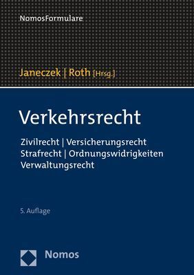 Cover: 9783848782611 | Verkehrsrecht, m. 1 Buch, m. 1 Online-Zugang | Janeczek (u. a.) | 2022