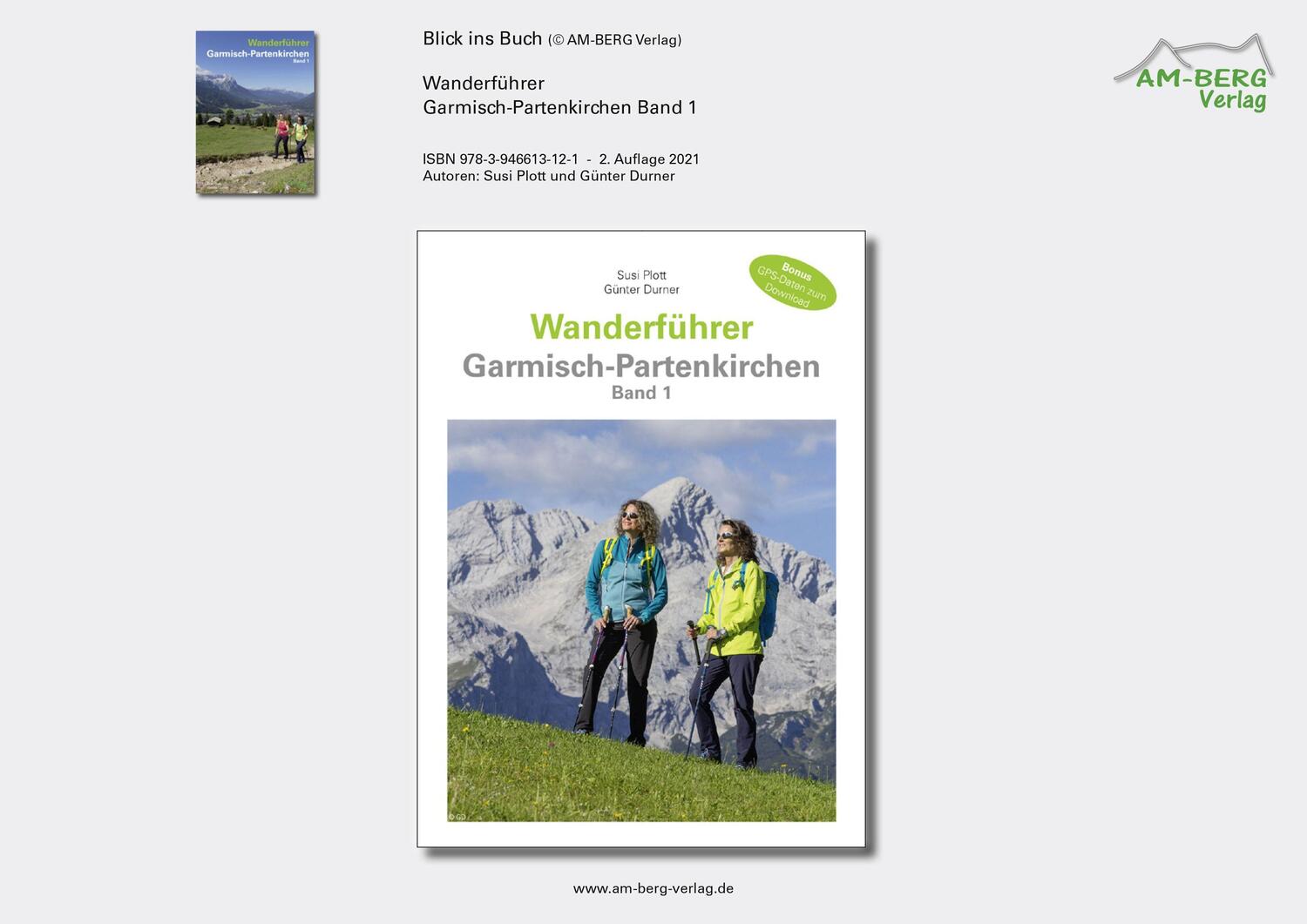 Bild: 9783946613121 | Wanderführer Garmisch-Partenkirchen Band 1 | Susi Plott (u. a.) | Buch