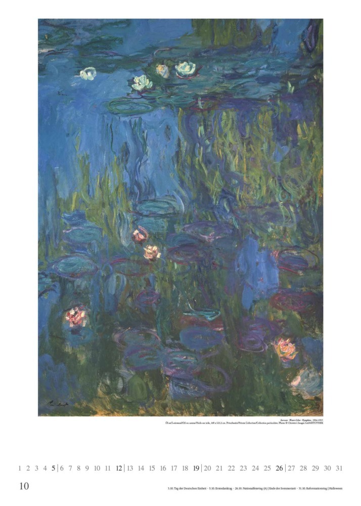 Bild: 4250809653303 | DUMONT - Claude Monet 2025 Wandkalender, 50x70cm, Posterkalender...