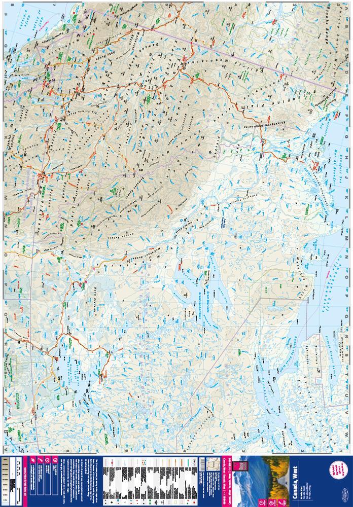 Bild: 9783831773053 | Reise Know-How Landkarte Kanada West / West Canada (1:1.900.000)