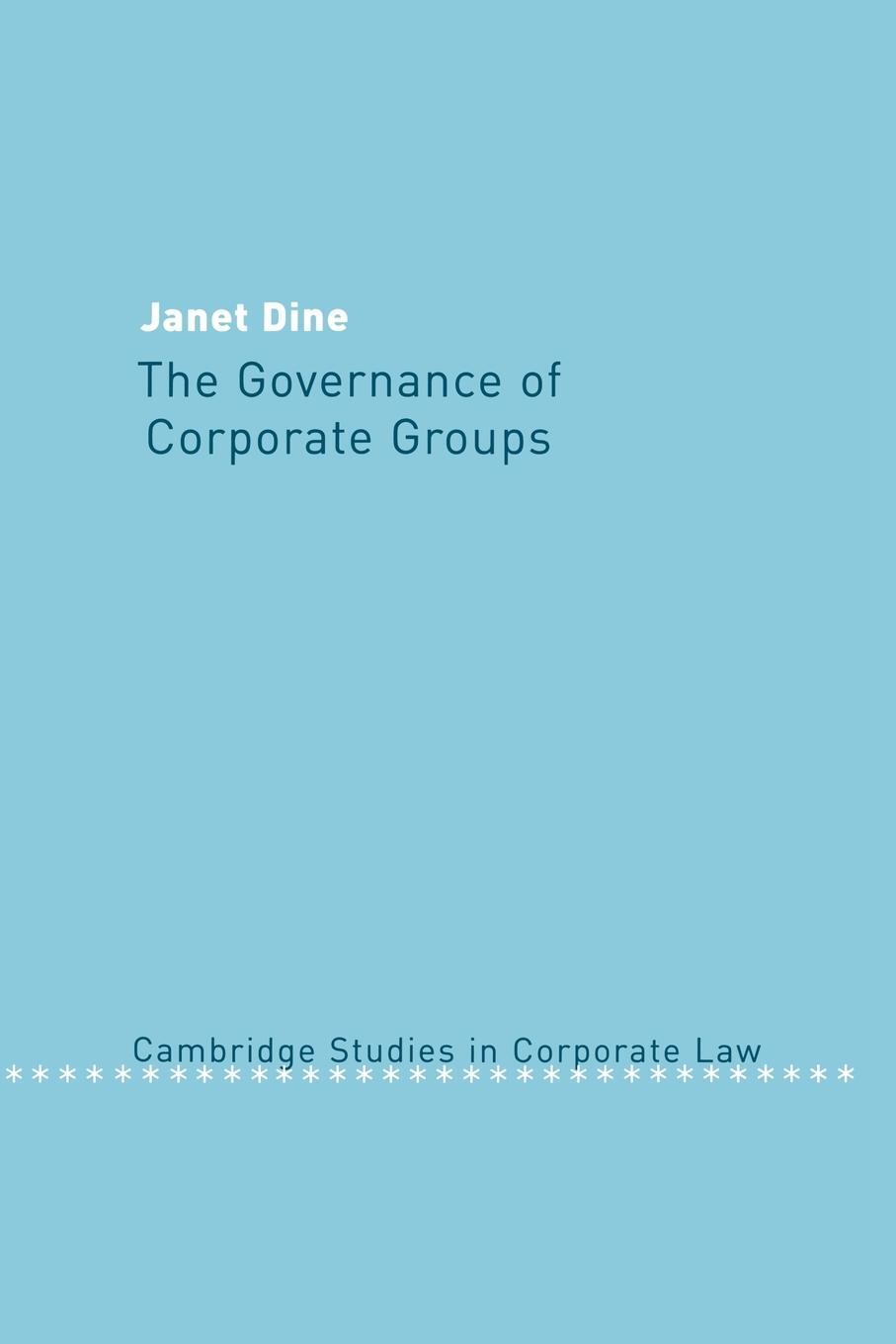 Cover: 9780521025799 | The Governance of Corporate Groups | Janet Dine | Taschenbuch | 2006