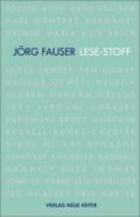 Cover: 9783801503666 | Lese-Stoff | Jörg Fauser | Gebunden | Deutsch | 2003 | Neue Kritik