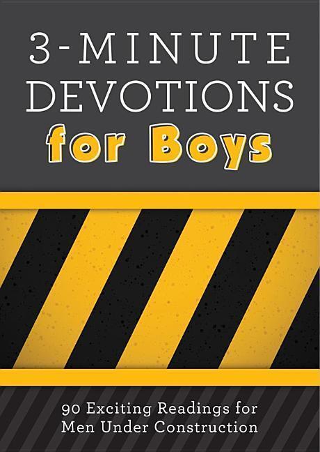 Cover: 9781630586782 | 3-Minute Devotions for Boys: 90 Exciting Readings for Men Under...