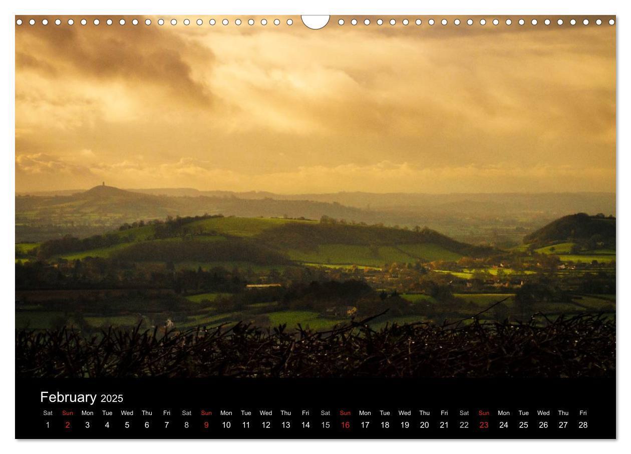 Bild: 9781325956449 | Glastonbury Tor (Wall Calendar 2025 DIN A3 landscape), CALVENDO 12...