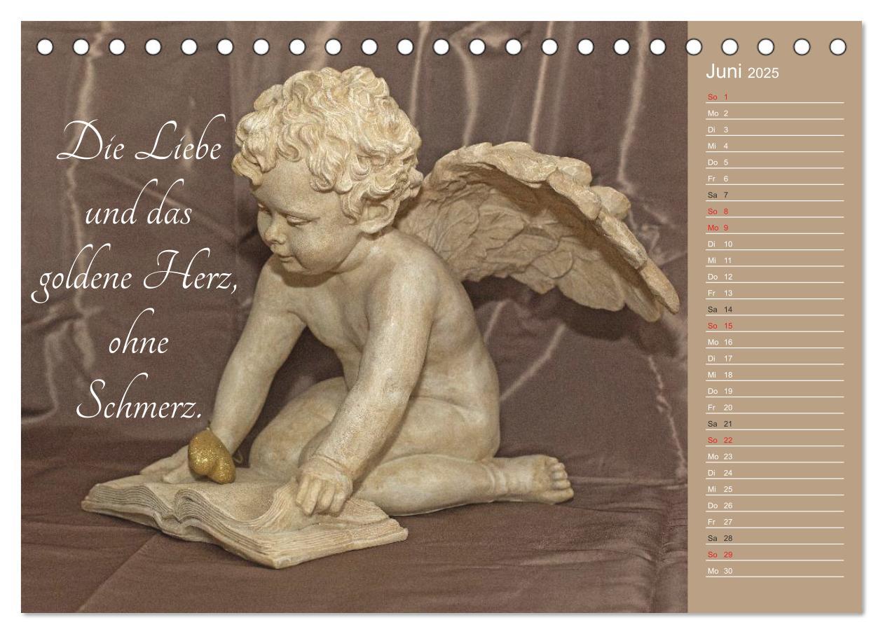 Bild: 9783435502189 | Engel - Die Worte der Liebe (Tischkalender 2025 DIN A5 quer),...