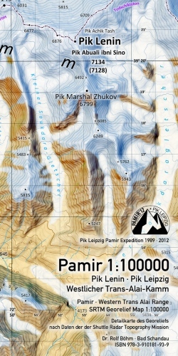 Cover: 9783910181939 | Pamir 1:100 000 | Rolf Böhm | Stück | 1 S. | Englisch | 2013